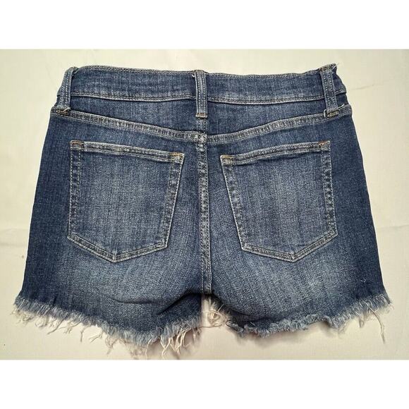 Daytrip Women's Virgo Skinny Distressed Denim Cut Off Shorts - Size 26x2.5 - Picture 2 of 5